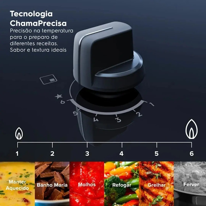 Cooktop 4 Bocas a Gás Experience 3