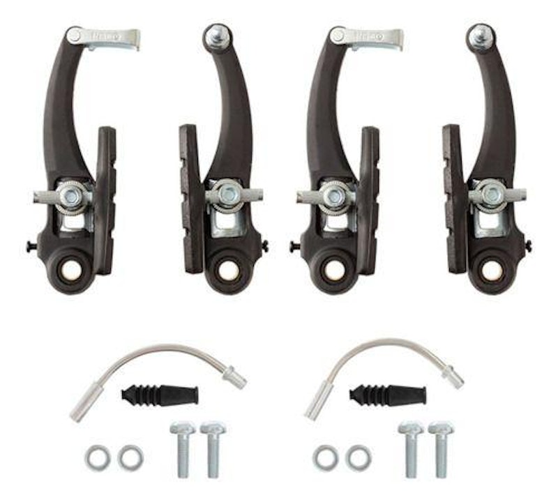 Jogo de Freios Bicicleta V-Brake em Nylon Dianteiro Traseiro 3