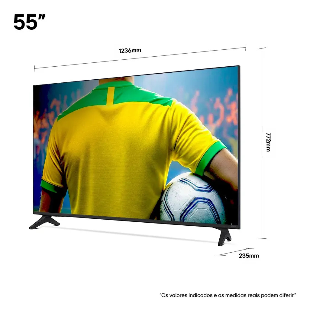 Smart TV 4K 55" LG QNED73 Portal de Games 2