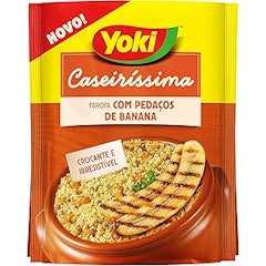 Farofa de Mandioca com Pedaços de Banana Crocante
