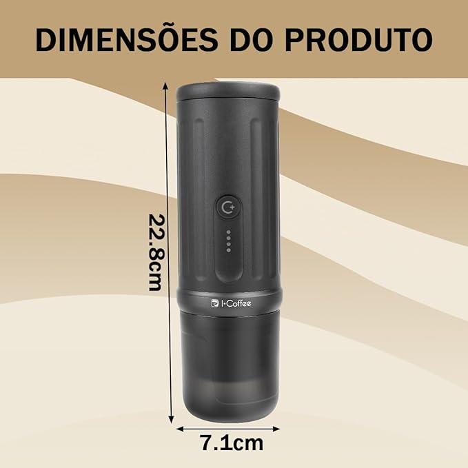 Cafeteira Portátil Cápsula 2 em 1 2