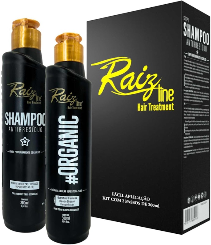 Kit Progressiva Alisamento Semi-Definitivo Orgânico Raiz Line 1