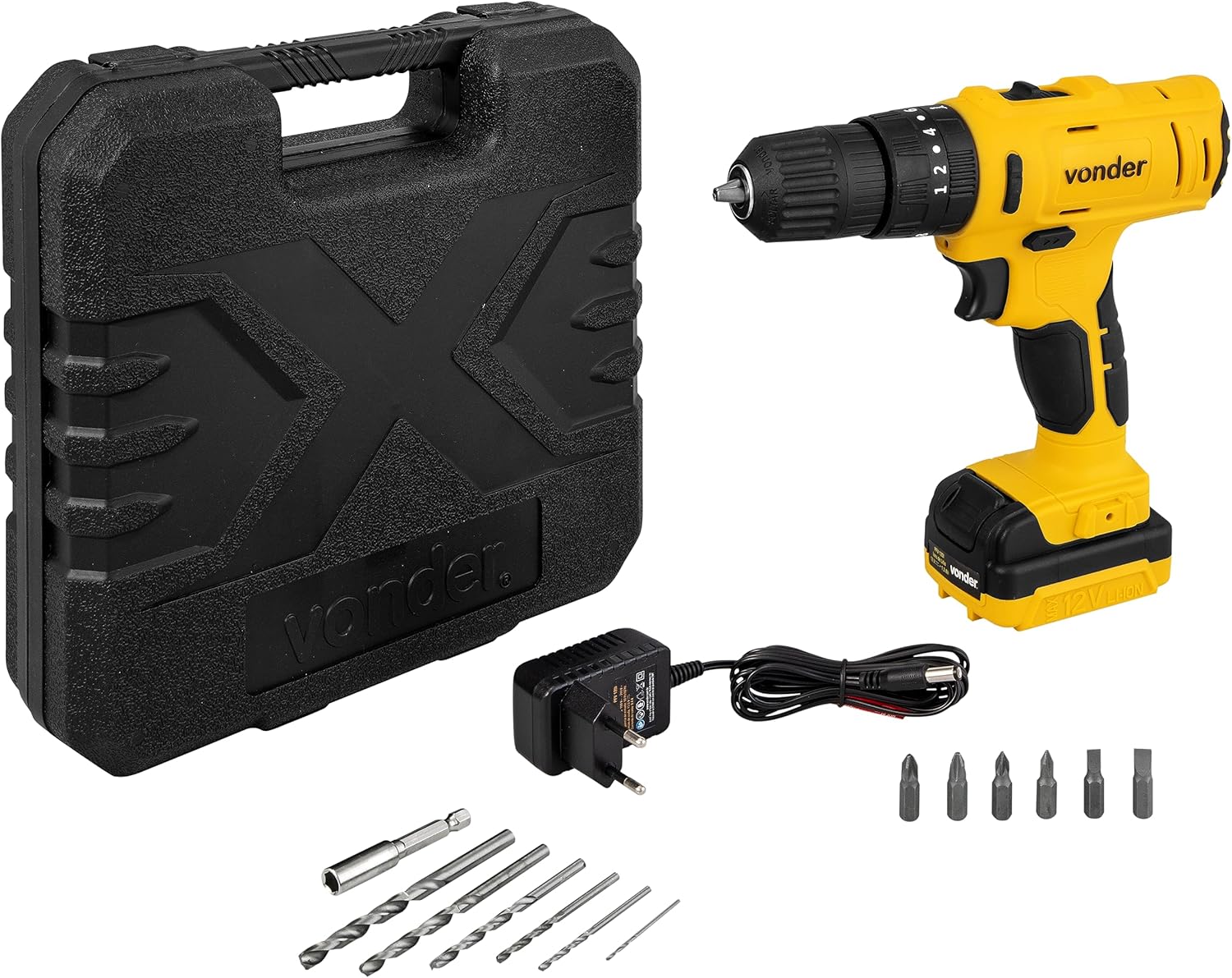 Parafusadeira/Furadeira de Impacto a Bateria 12 V 3