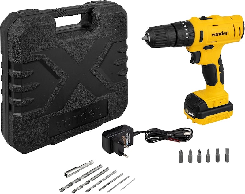 Parafusadeira/Furadeira de Impacto a Bateria 12 V 3
