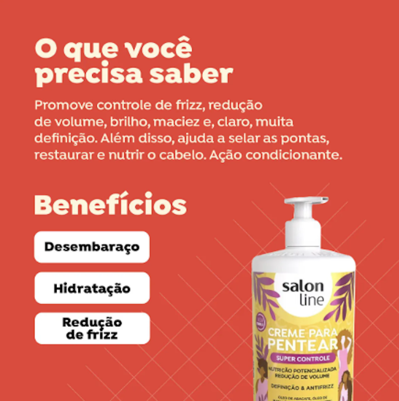 Creme Para Pentear Super Controle 2