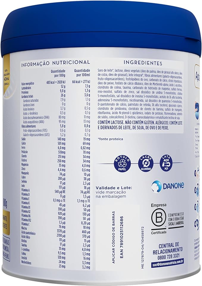 Fórmula Infantil Aptamil Profutura 1 - 800 g 3