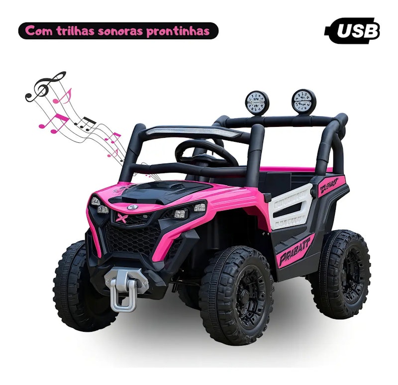 Carrinho Elétrico Infantil BrinqKids 3
