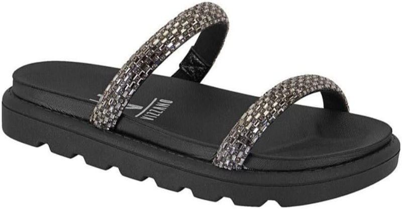 Sandália Beira Rio Tira Strass 1