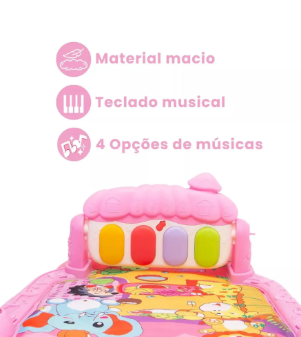 Tapete de Atividades Musical com Piano para Bebê 5