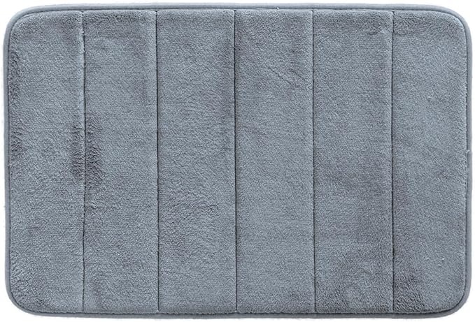 Tapete de Banheiro Supersoft 60 x 40 cm Cinza 16-0000tpx 1