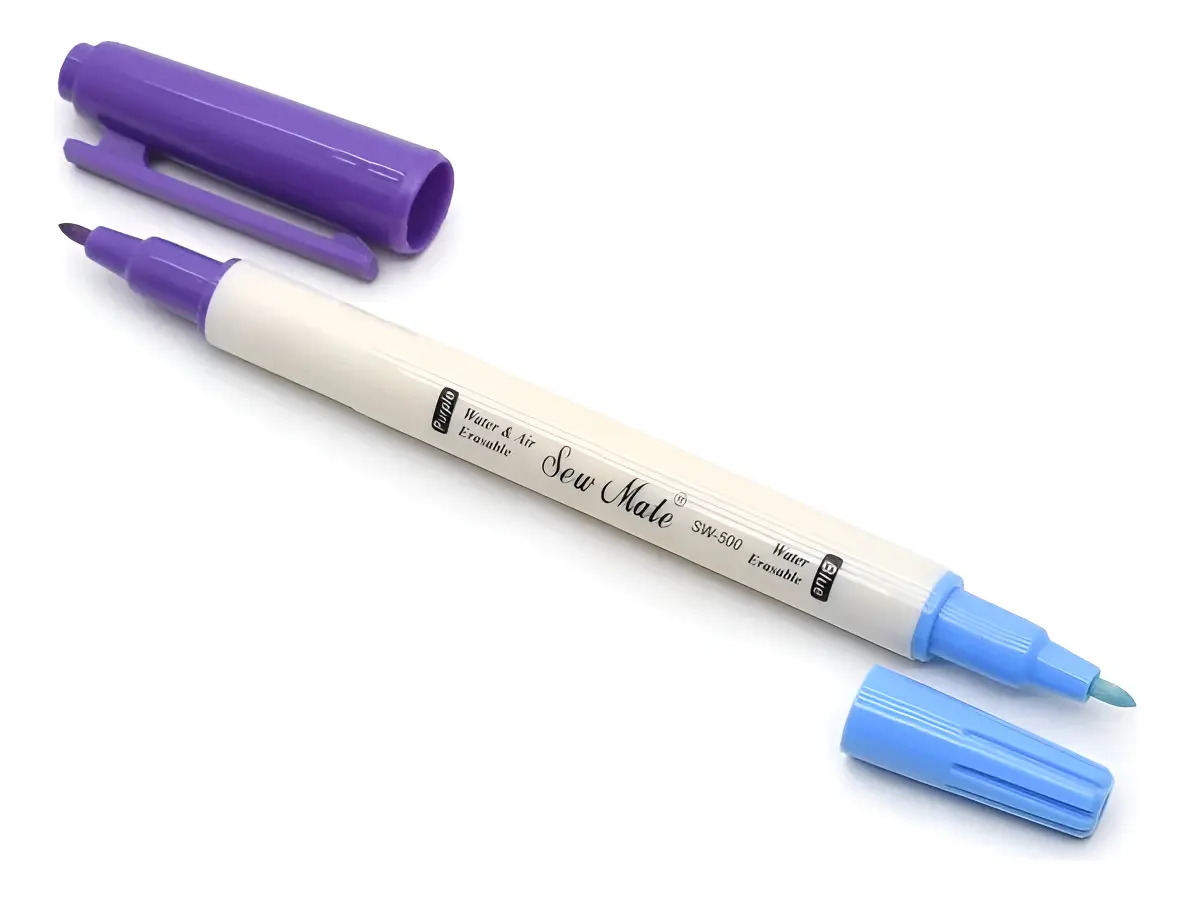 Caneta para Tecido Apagável com Duas Pontas 2