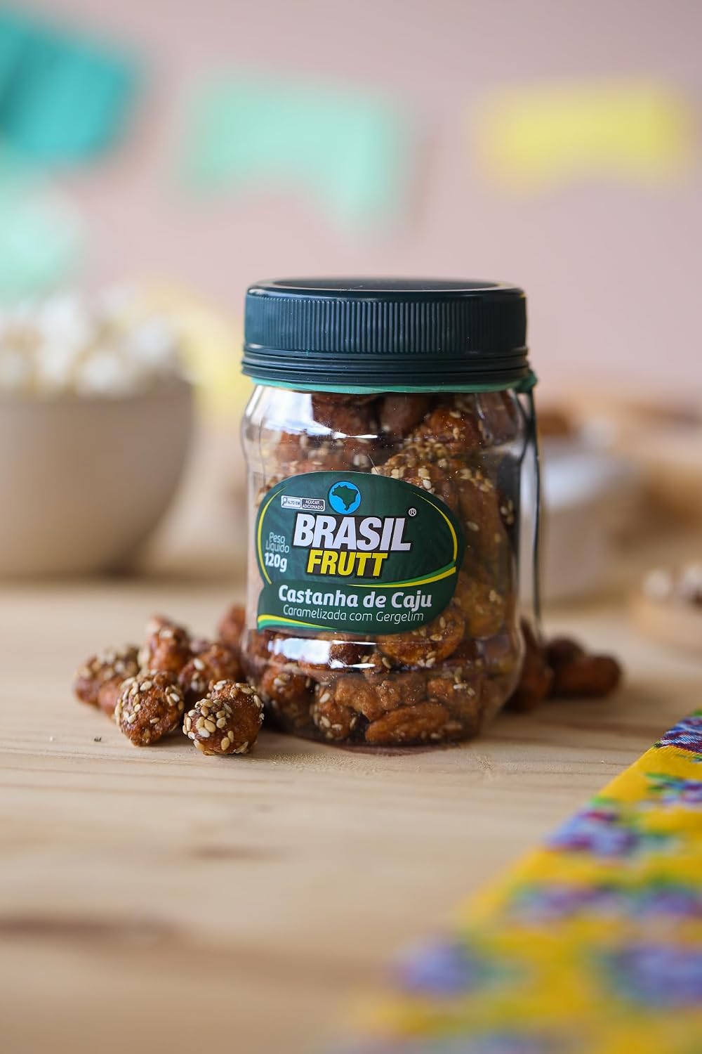 Brasil Frutt Castanha de Caju Caramelizada com Gergelim 3