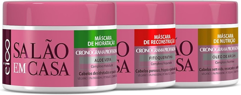 Kit Máscaras Cronograma Profissional 1