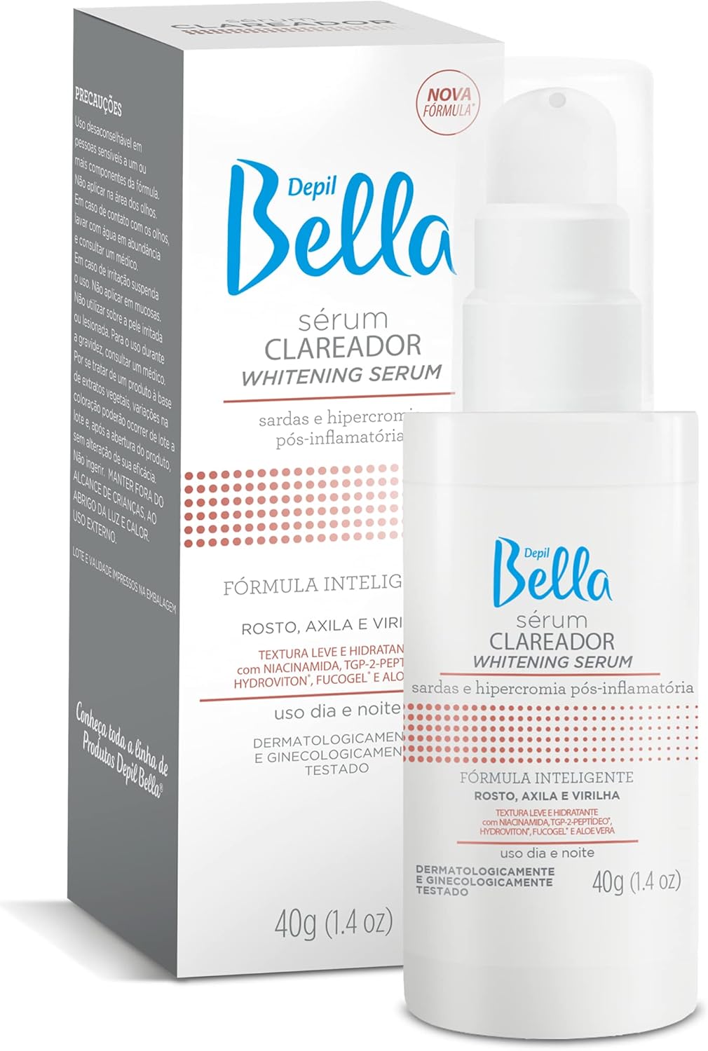 Sérum Clareador Rosto, Axila e Virilha Depil Bella 5