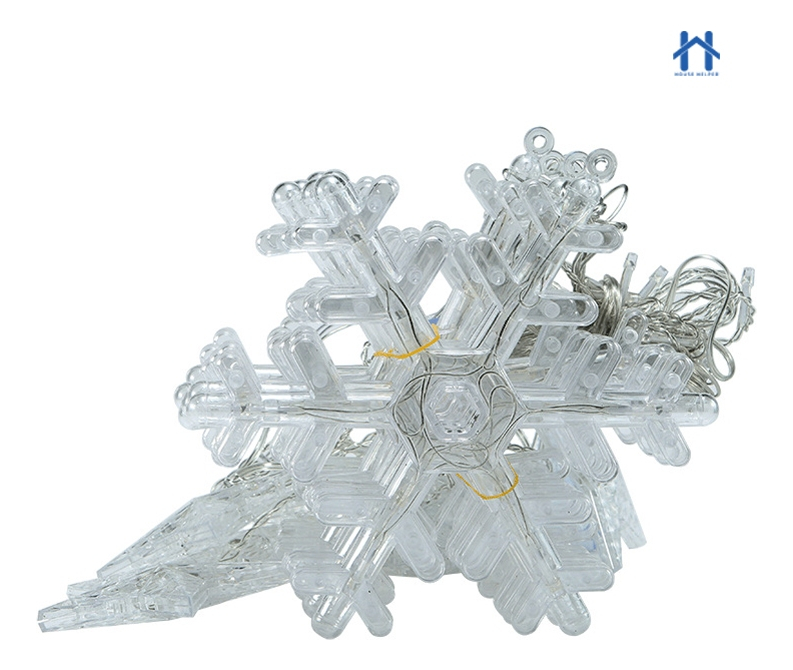Cascata com Flocos de Neve de LED 4