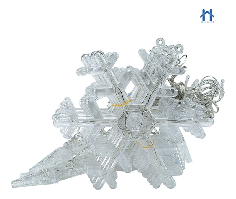 Cascata com Flocos de Neve de LED 4