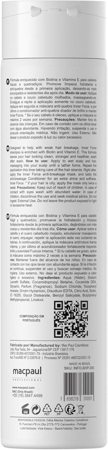 Shampoo Inner Force Biotin 2