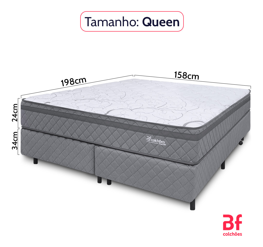 Cama Box Queen BF Colchões 3