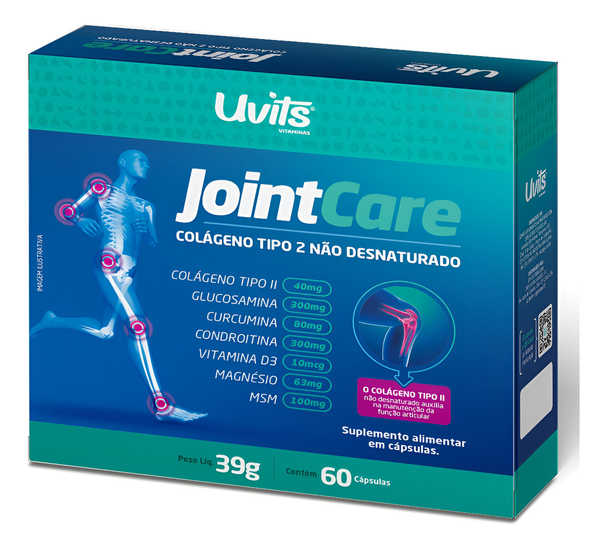 JointCare Colágeno Tipo 2 + Glucosamina + Condroitina 1