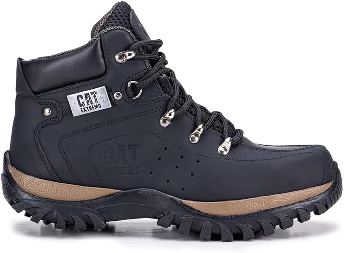 Bota de Segurança Catextremo com CA Couro Legítimo Palmilhas Gel 1