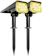 GOLDENSKY Kit 2 Mini Luminária Espeto Solar Jardim Luz 10 LED IP44 1