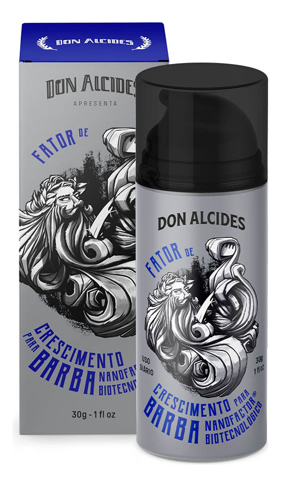 Fator de Crescimento para Barba Don Alcides Nanofactor Biotecnológico 1