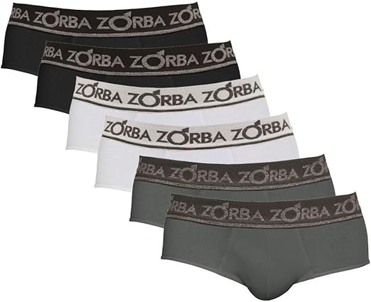 Kit 6 Cuecas Zorba Slip Comfort 1