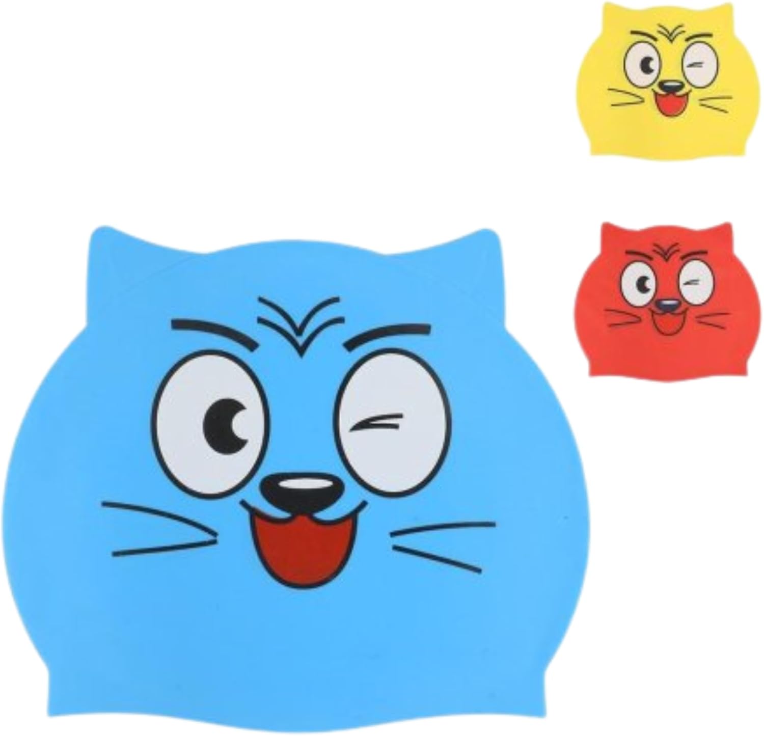 Touca Silicone para Natação Infantil Peixe 2