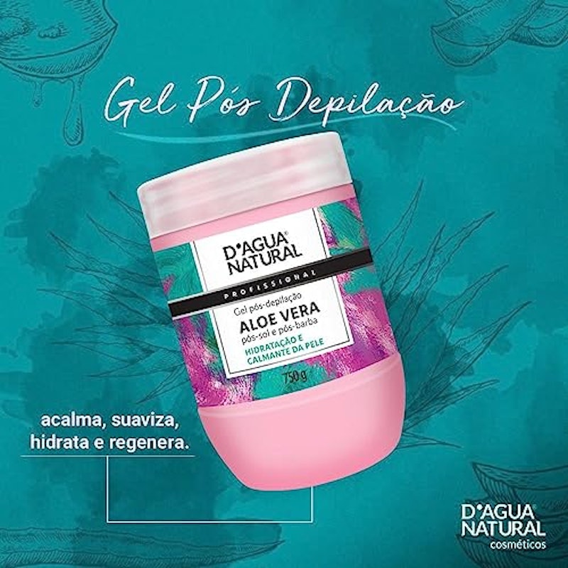 Gel Pós-Depilação Aloe Vera 3