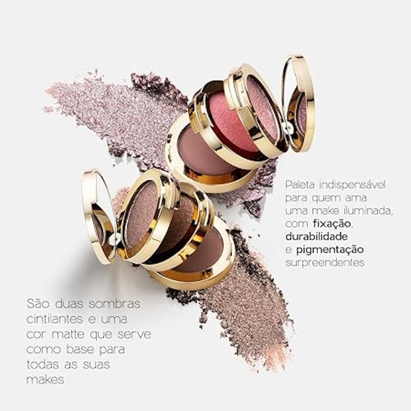 Trio de Sombras Nádia Tambasco by Océane - 3 To Go Palette Hazel 4