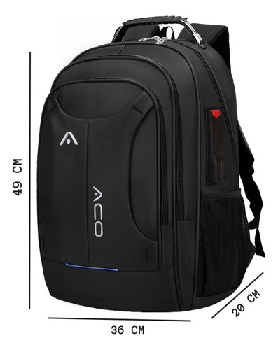 Mochila Masculina Notebook Reforçada 5