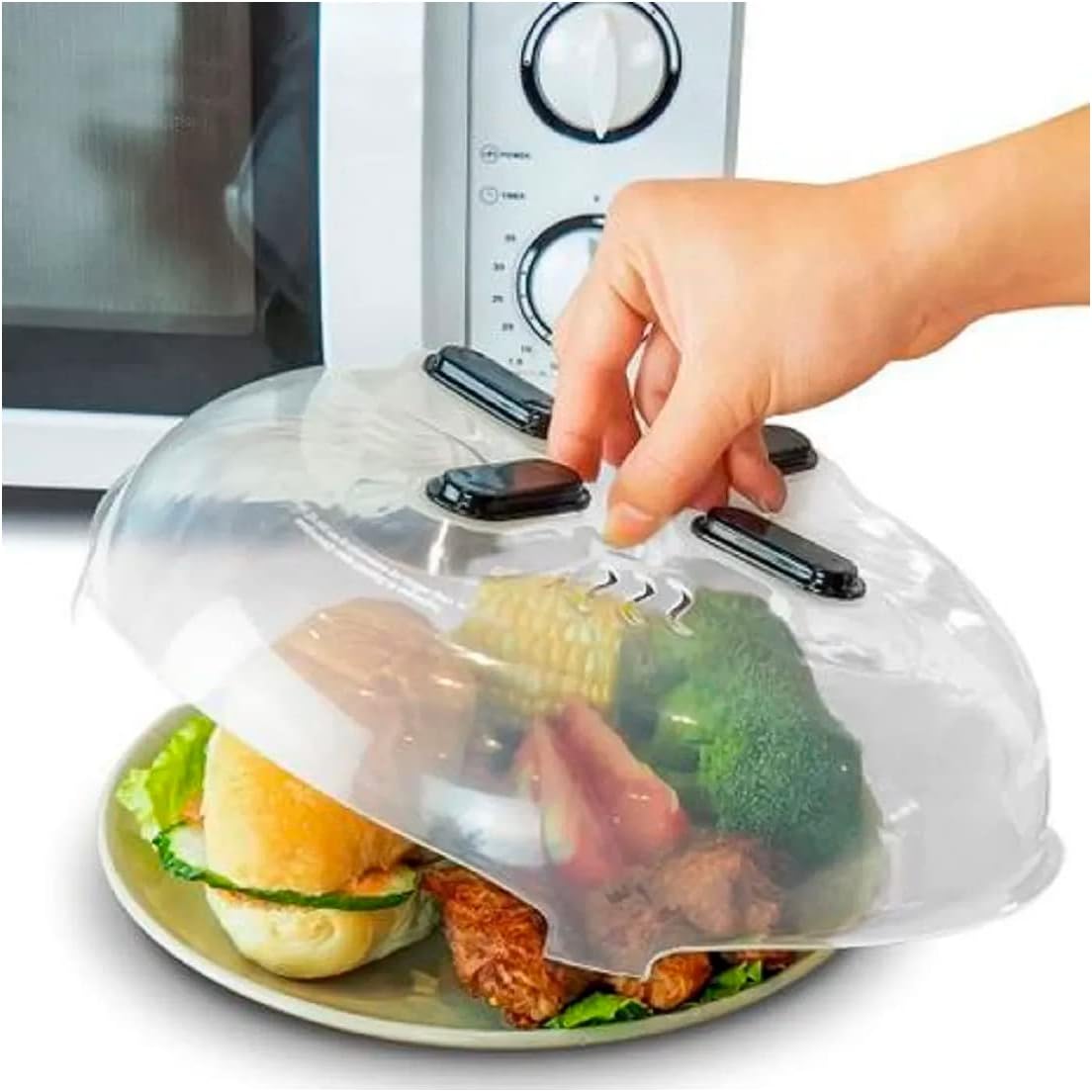 Tampa Forno Micro-Ondas Magnética de Plástico 2