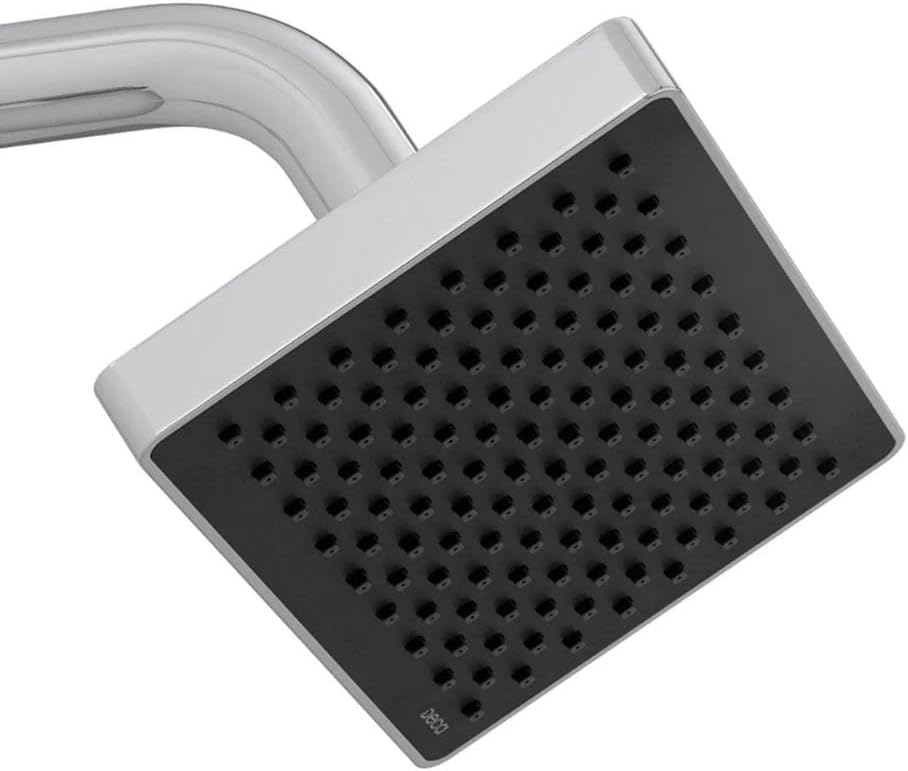 Chuveiro Retangular de Parede 20 cm com Desviador Cromado Flex Plus 2