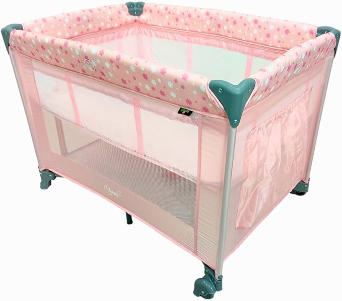 Berço Portátil Infantil Cercado Desmontável Lune 1