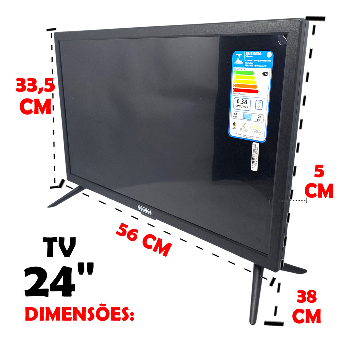 Smart TV para Caminhão 24" Climatizar 4