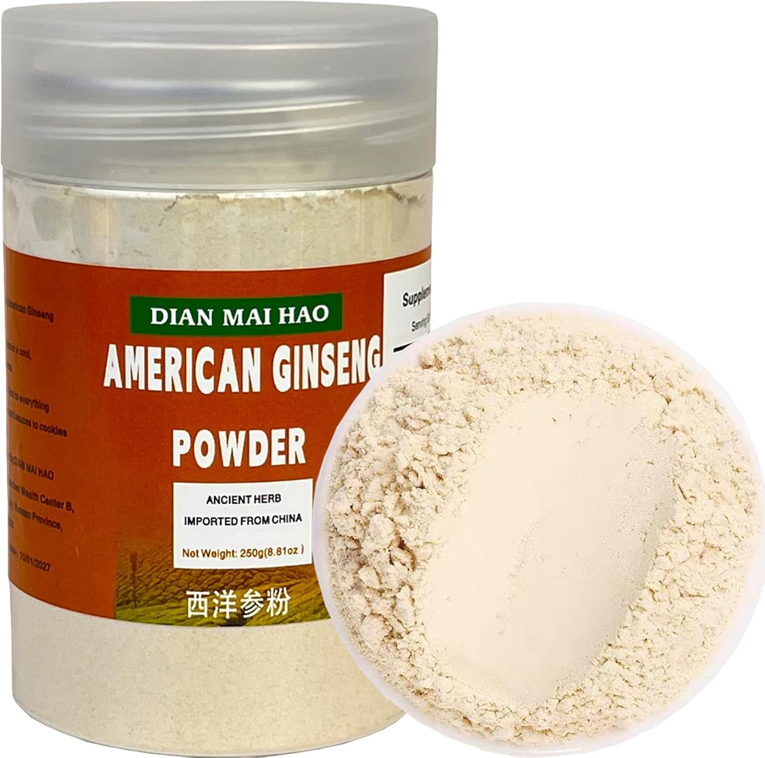 Pó de Ginseng Americano Dian Mai Hao 1