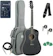 STRINBERG Violão Folk Strinberg Black Plus Half Cutaway 1