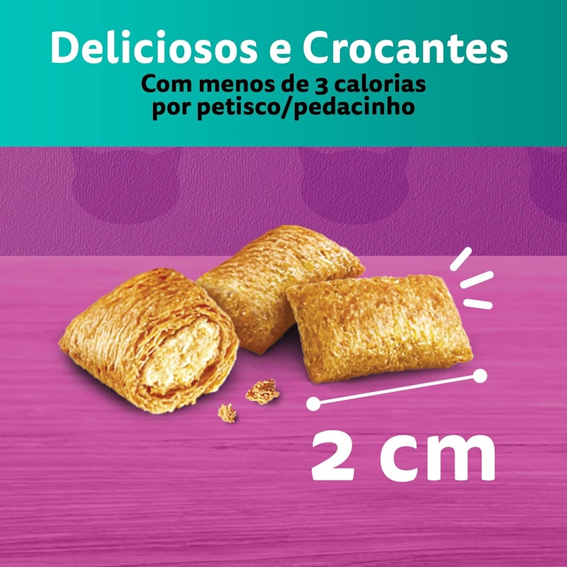 Petiscos para Gatos Adultos Whiskas Anti Bola de Pelo 4