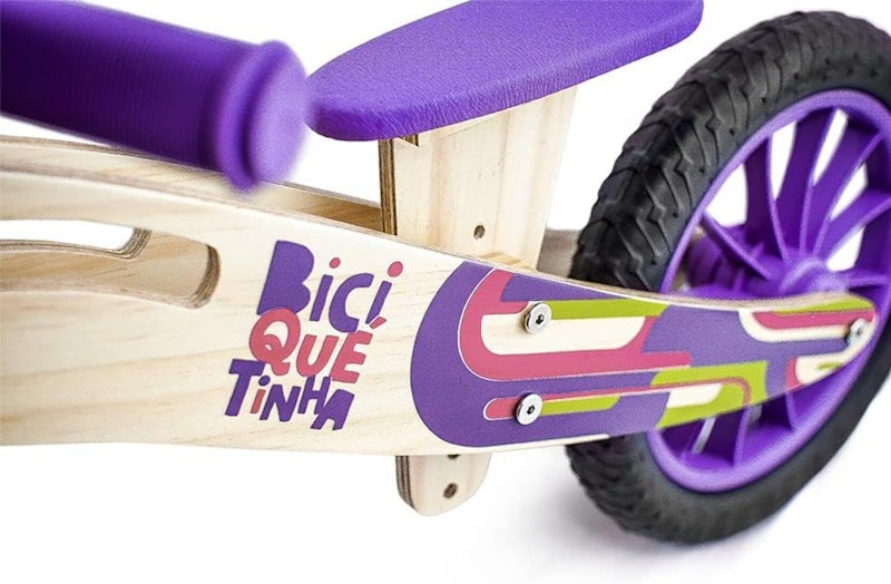 Bicicleta de Equilíbrio Coloridinha Biciquetinha 2