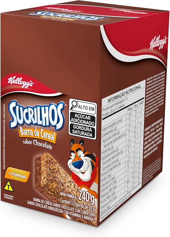 Barra de Cereal Sucrilhos Sabor Chocolate 1