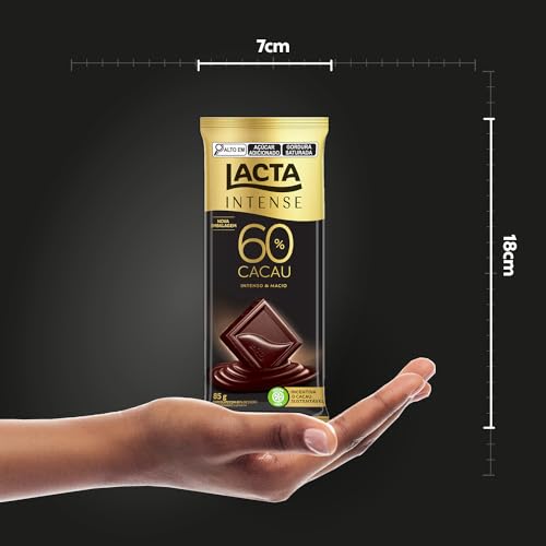 Chocolate Lacta Intense 60% Cacau Original 85g 4