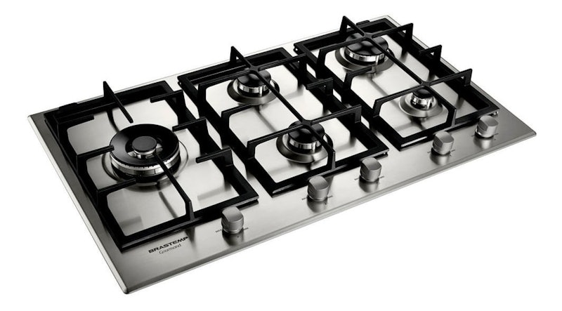 Cooktop 5 Bocas Brastemp Gourmand Inox com Duplachama e Trempe com Ferro Fundido 2