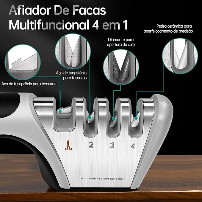 Afiador de Facas 4 em 1 5