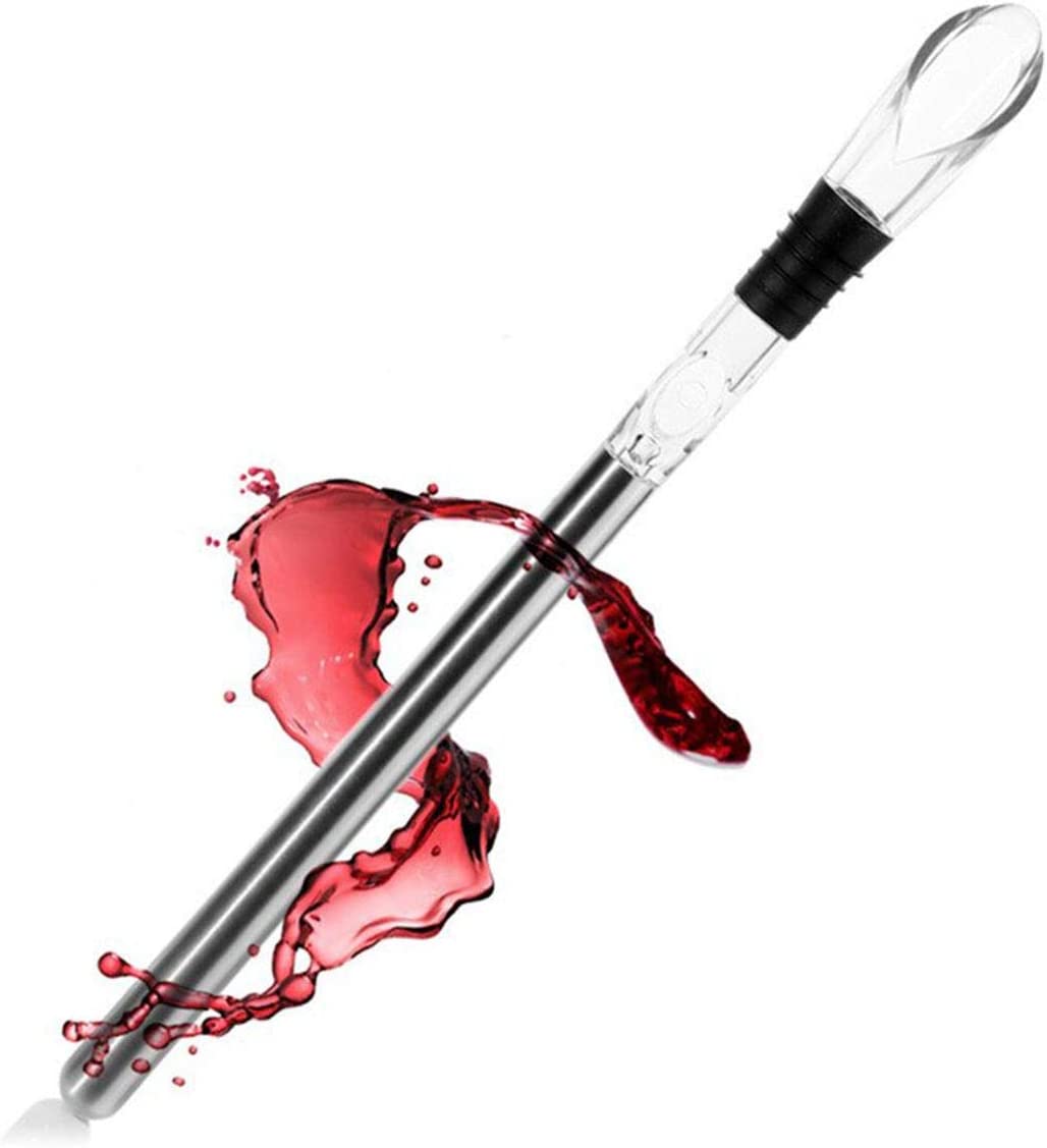 Bastão Resfriador com Bico Aerador de Vinho 2
