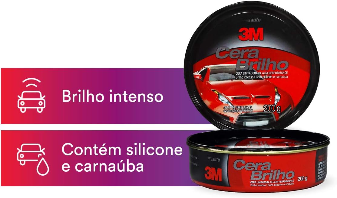 Cera Brilho 3M 2
