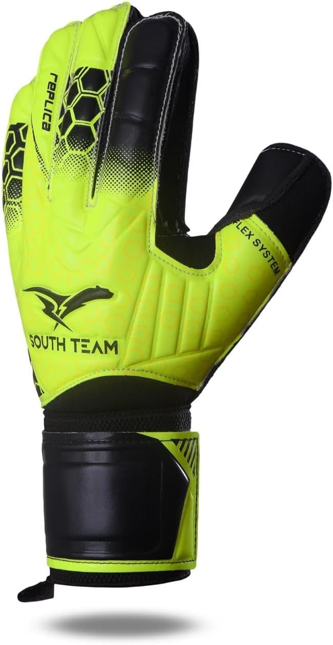 Luva Goleiro Profissional com Talas Proteção Resistente Grip TRB Sports 3