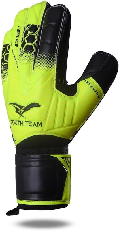 Luva Goleiro Profissional com Talas Proteção Resistente Grip TRB Sports 3