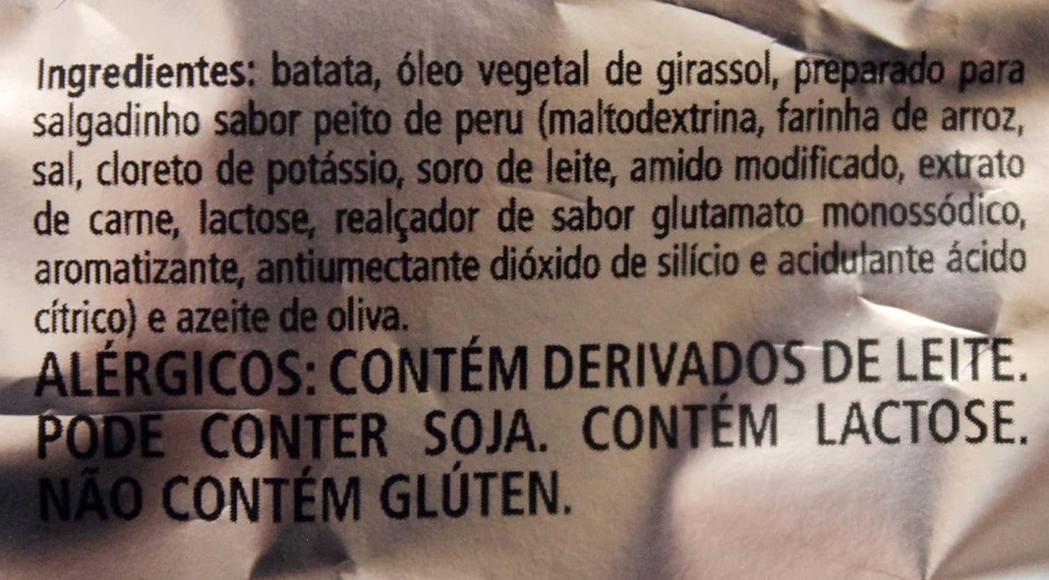 Batatas Sabor Peito de Peru Sensações 45g 2