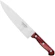 TRAMONTINA Faca Chef Tramontina Polywood com Lâmina em Aço Inox e Cabo de Madeira Tratada Vermelho 8" 1