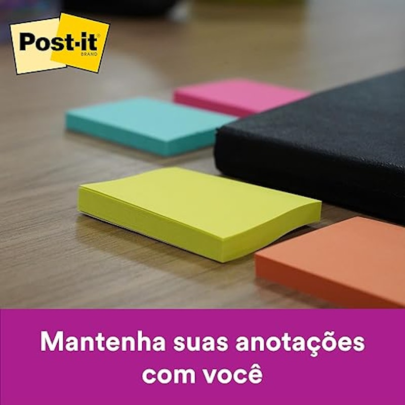 Blocos de Notas Adesivas Post-it® Tropical 3